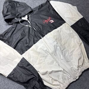 DALE EARNHARDT Jr. Black & White‎ WINDBREAKER JACKET! Rainmate Seven Sons Sz L